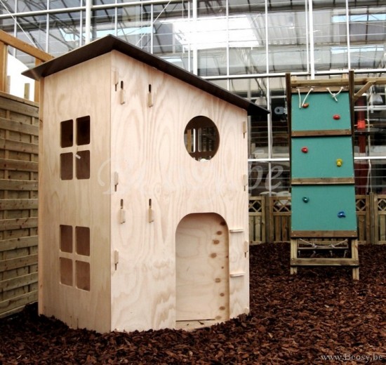 MathyByBols Mathy By Bols Cabane Chalet En Bois Provence Lola Blanc Pastel Lasuré 140X217 H