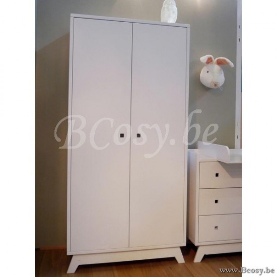 MathyByBols Mathy By Bols Kinderkleerkast Babykamerkast 2 Deuren Madavin 96