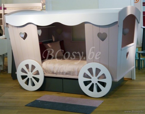 MathyByBols Mathy By Bols ROU PANNEAU Carriage Kinderkamer Roulotte Woonwagen bed