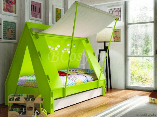 MathyByBols Mathy By Bols Lit Enfant Tente Avec Sommier Avec Tiroir Lit Enfant 90X190