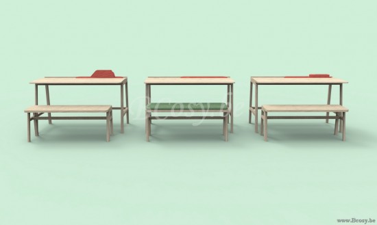 MathyByBols Mathy By Bols bureau chêne