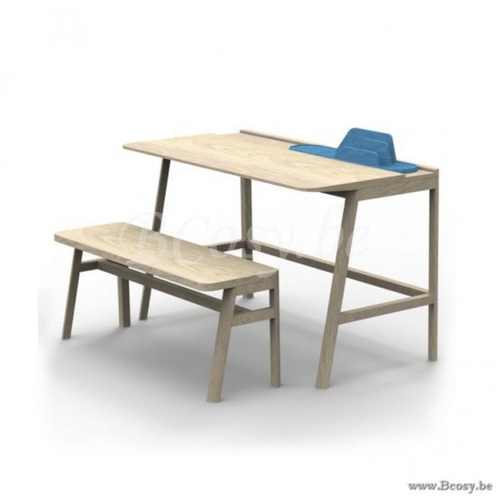 MathyByBols Mathy By Bols Vessel Grote Kinderbureau In Massief Eiken 120X75 H
