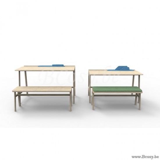 MathyByBols Mathy By Bols Kindersitzbank aus Eichenholz lackiert Kindersitzbank Kindersitzbaenke