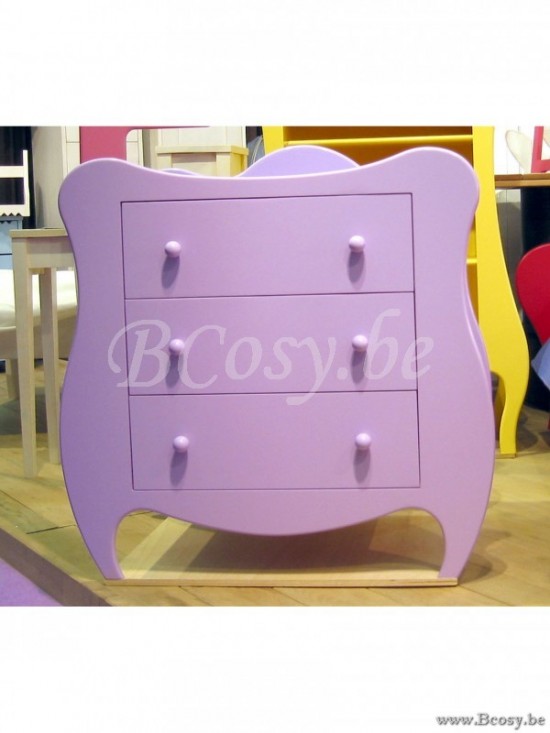 MathyByBols Mathy By Bols Meuble À Langer Commode Pour Enfants Volute 3 Tiroirs 92