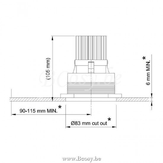 Tekna Flatspot FLATSPOT 2 12V LED KLEUR ‘KLANT’ MAT GLAS NA 500.02.75X S30 NAU5000275X S30