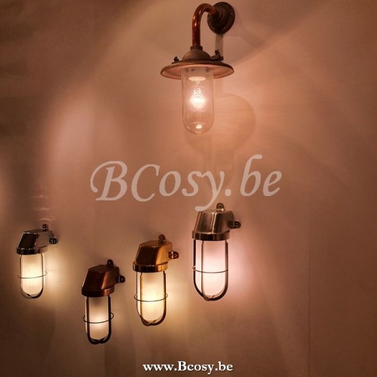 Tekna Nautic ADMIRAL polished chrome plated brass frosted glass Y NAU 800.58.203