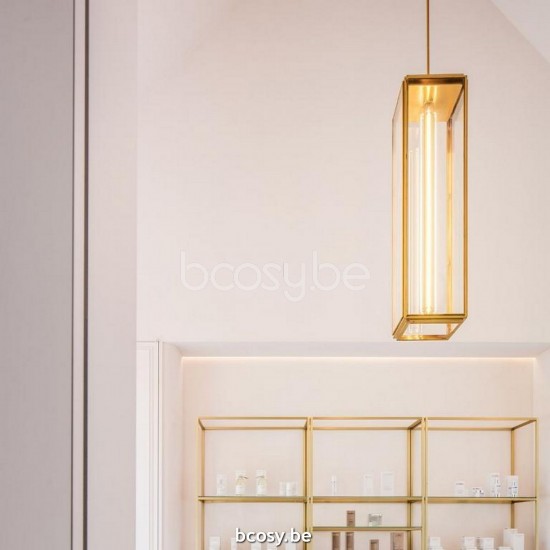 Tekna Nautic ILFORD PENDANT-satijnmessing helder glas.