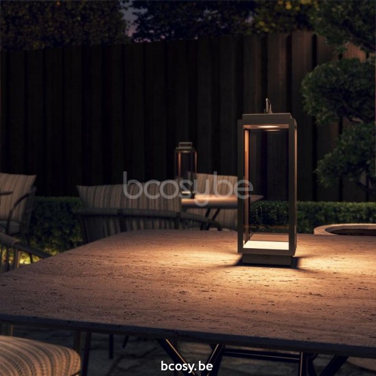 Tekna Nautic BLAKES PETITE TABLE LAMP-2700K-in donkerbrons helder glas.