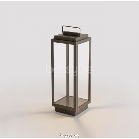 Tekna Nautic Blakes Petite Table Lamp-2700K-in dark bronze clear glass.