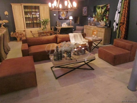 PR Interiors Arthur middeleeuwse Luchter in Metaal En met koorden 8 Lampen PR-Rogiers-CRO/006