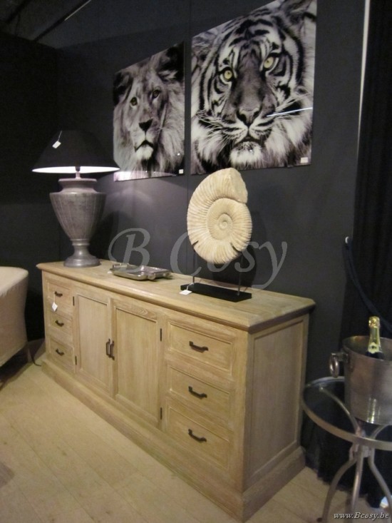 Pr interiors pr rogiers csh 003 webshop boutique web vente en ligne 14f6 glass glazen kader leeuw frontaal