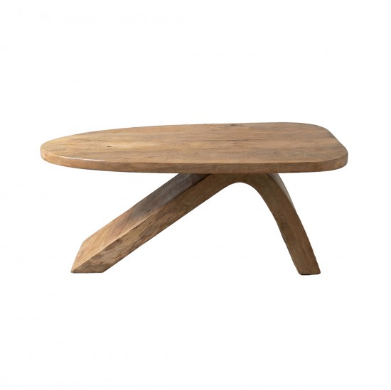 LABEL51 Salontafel Ava Nature Smooth Mangohout 90 cm.