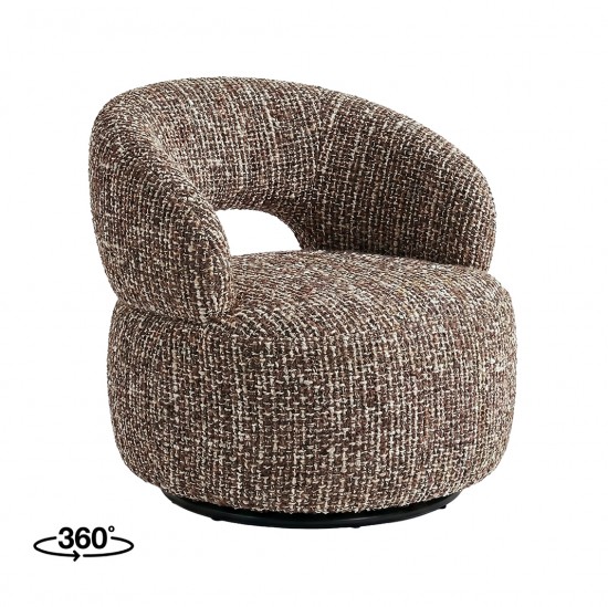LABEL51 Fauteuil Nusanna Cherry Chocolate Silencio One Size.