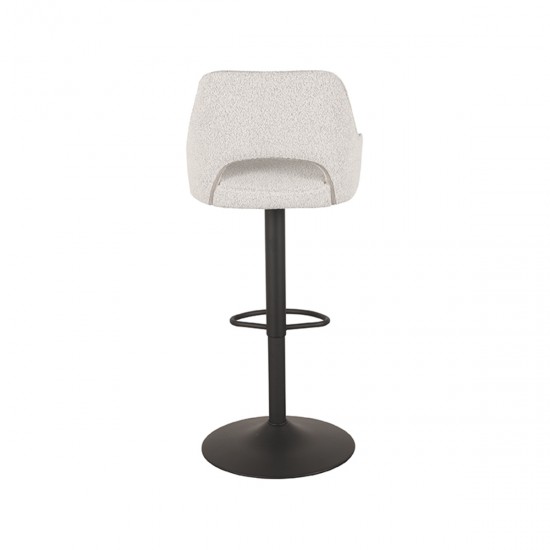 LABEL51 Tabouret de bar Fer Champagne Boucle Gaslift.