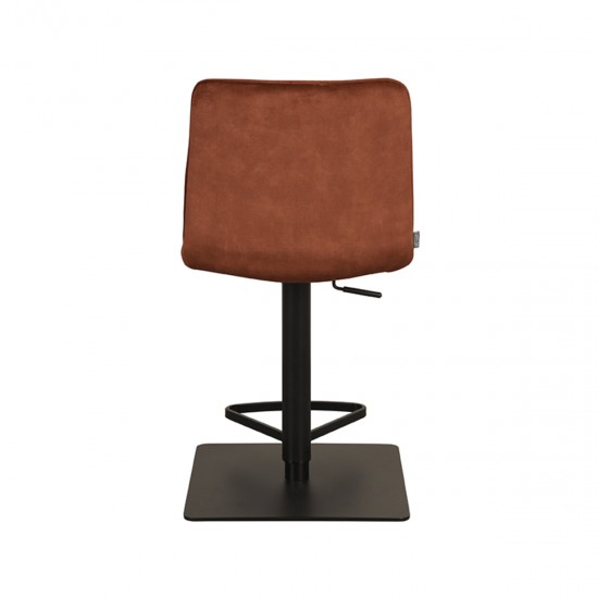 LABEL51 Tabouret de bar Juul Rouille Velours Gaslift.