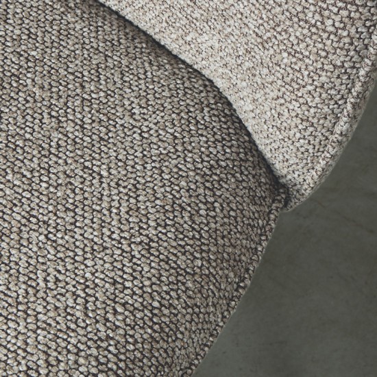 LABEL51 Chaise de salle à manger Finn Mushroom Royal Boucle Zwart Metalen Frame.