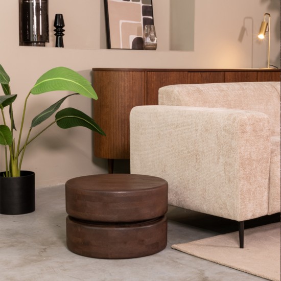 LABEL 51 Salontafel Milly Espresso Mangohout 50 cm.