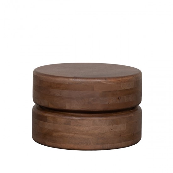 LABEL51 Salontafel Milly Nature Smooth Mangohout 50 cm.