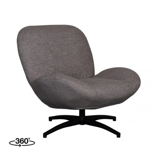 LABEL51 Fauteuil Clayton - Taupe - Canyon - One Size.