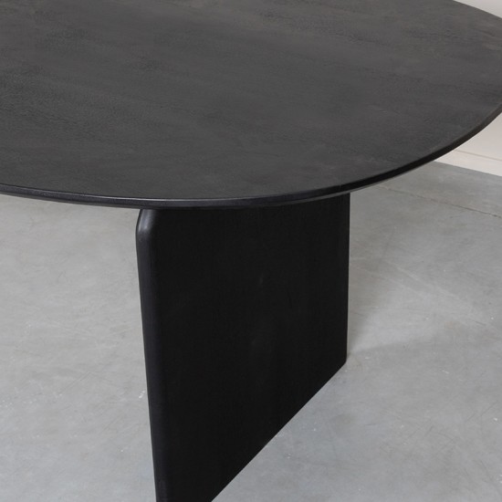 LABEL51 Table à manger Cooper Noir Bois de mangue 250 cm.