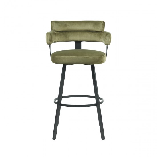 LABEL51 Barkruk Bardio Hunter Fluweel Hoog.