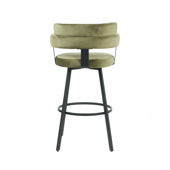 LABEL 51 Barkruk Bardio Hunter Fluweel Hoog.