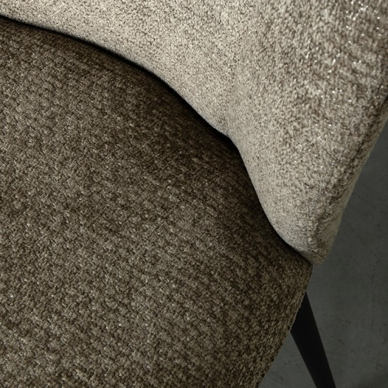 LABEL51 Chaise de salle à manger Vino Hunter Elite Zwart Metalen Frame.