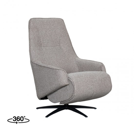 LABEL51 Fauteuil Odense - Mushroom - Royal Boucle - 2-Motorig.