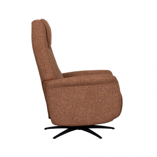 LABEL51 Fauteuil 1 moteur Stockholm Corail Bouclé royal.