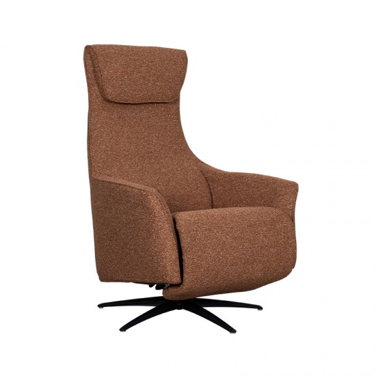 LABEL51 Fauteuil Lund - Coral - Royal Boucle - 2-Motorig - Met Massagefunctie.