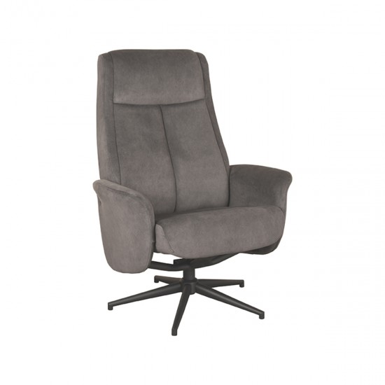 LABEL 51 Fauteuil Bergen Antraciet Cosmo Excl. Hocker.
