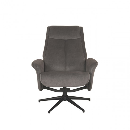 Relaxfauteuil bergen 77x76x105 cm antraciet cosmo voorkant2 v2