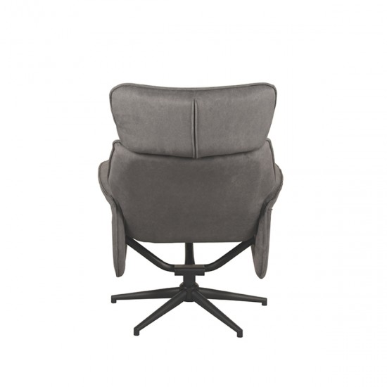 Relaxfauteuil verdal 77x79x109 cm antraciet cosmo achterkant2 v2