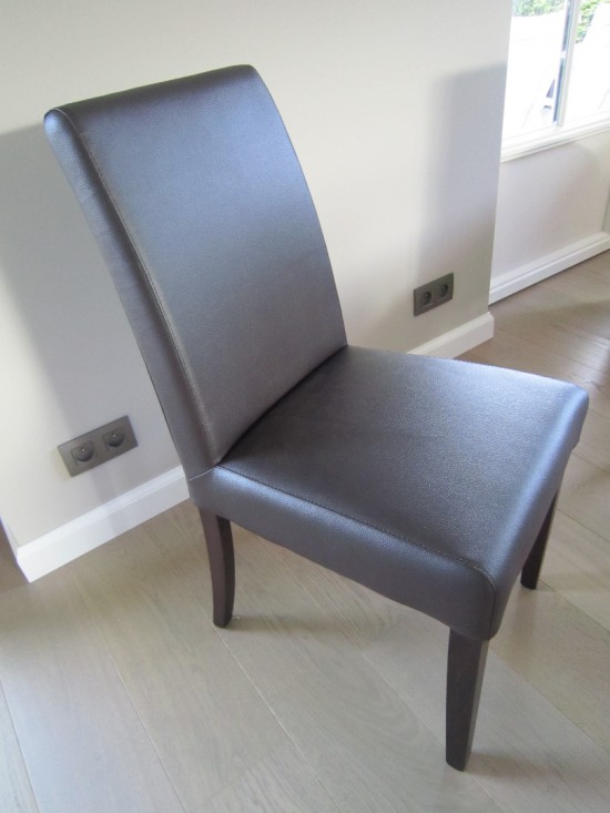 Stoel namaak leder 2