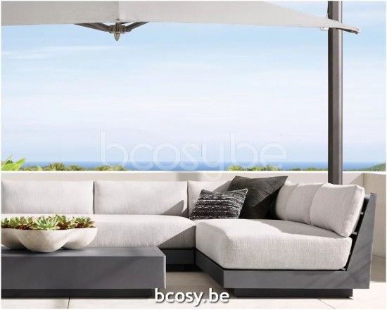 TUUCI Parasols suspendus deportés pendants décentrés à mât libre flottants en aluminium.