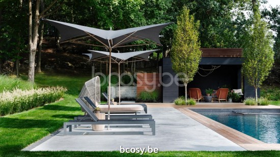 TUUCI Mittelstockschirme Sonnenschirme Sonnenschutze Teleskopschirme Aluminium.