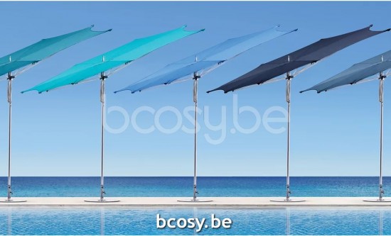 TUUCI centrale mast paal aluminium parasols.