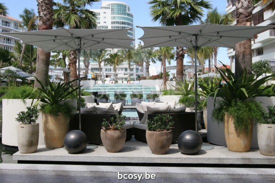 TUUCI centrale mast paal aluminium parasols.