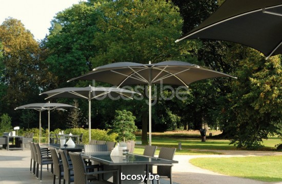 TUUCI Central centre aluminium pole Market sunshades Umbrellas.