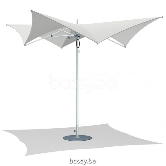 TUUCI centrale mast paal aluminium parasols.