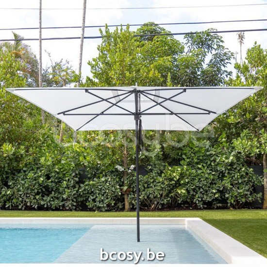 TUUCI Parasols droits à mât central en aluminium.