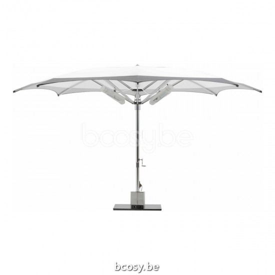 TUUCI Parasols droits à mât central en aluminium.