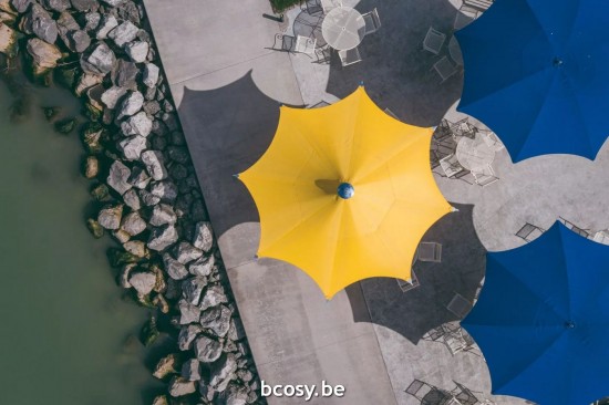 TUUCI centrale mast paal aluminium parasols.