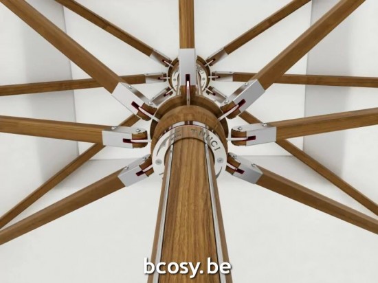 TUUCI Central centre wooden pole Market sunshade Umbrellas.