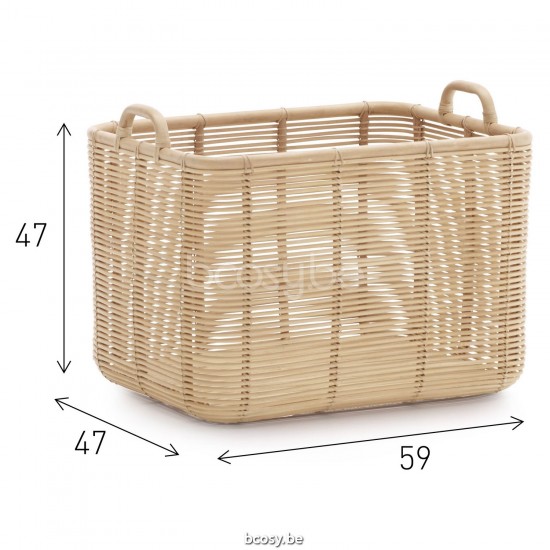 Vincent Sheppard Vivi Basket Natural Rattan.