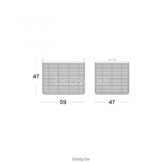 Vincent Sheppard Vivi Korb Vivi Korb Natürlich Rattan.