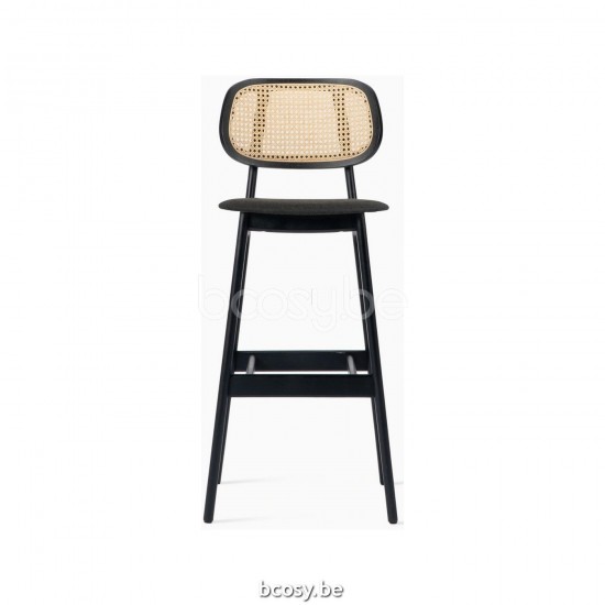 Vincent Sheppard Titus barstoelen Zwart gebeitst Eiken frame Zwart gebeitst Eiken.