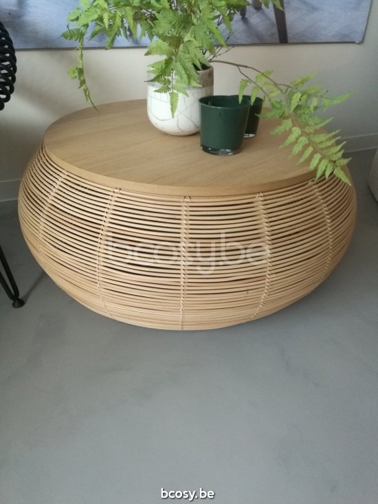 Vincent Sheppard Vivi couchtische Kaffeetische Dia 93 Natürlich Rattan.