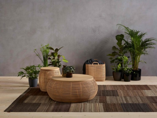 Vincent Sheppard Vivi Couchtisch Ø93 cm Vivi Runder Couchtisch Dia 93 Natürlich Rattan.