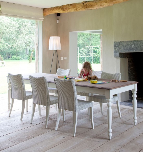 Vincent Sheppard MELISSA Esstischstuhl Melissa Stuhl Schnee Lloyd Loom.